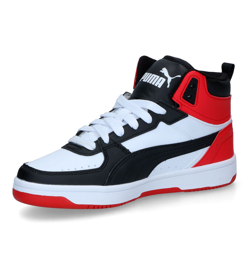 Puma Rebound Joy Baskets en Bleu pour garçons (318737)