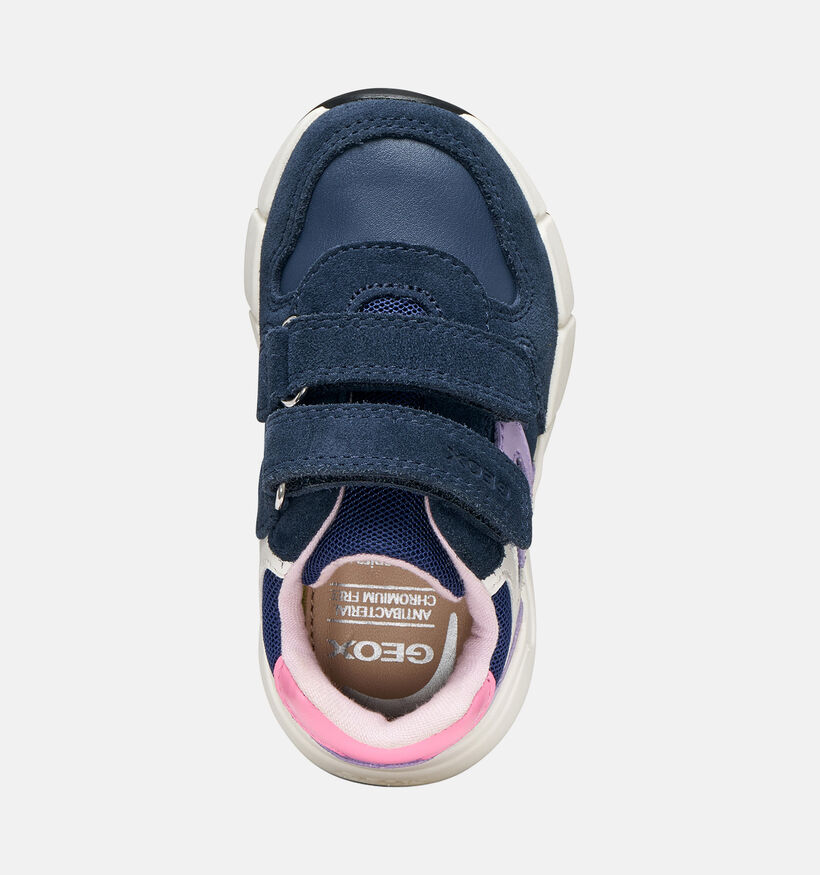 Geox Flexyper Blauwe/Multi Babysneakers voor meisjes (377765)