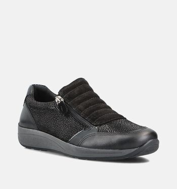 Solemade Chaussures plates Noir