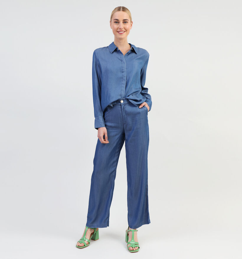 Vila Urla Blauw Jeanshemd voor dames (342127)