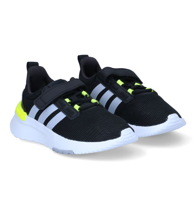 adidas Racer TR21 I Baskets en Noir pour garçons (311322) - pour semelles orthopédiques