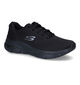 Skechers Arch Fit Baskets en Noir pour femmes (318169)