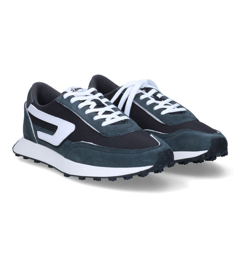 Diesel Baskets basses en Bleu foncé pour hommes (312127) - pour semelles orthopédiques