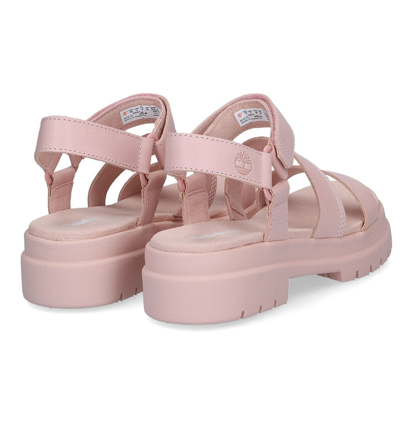 Timberland London Vibe Roze Sandalen in leer (303763)