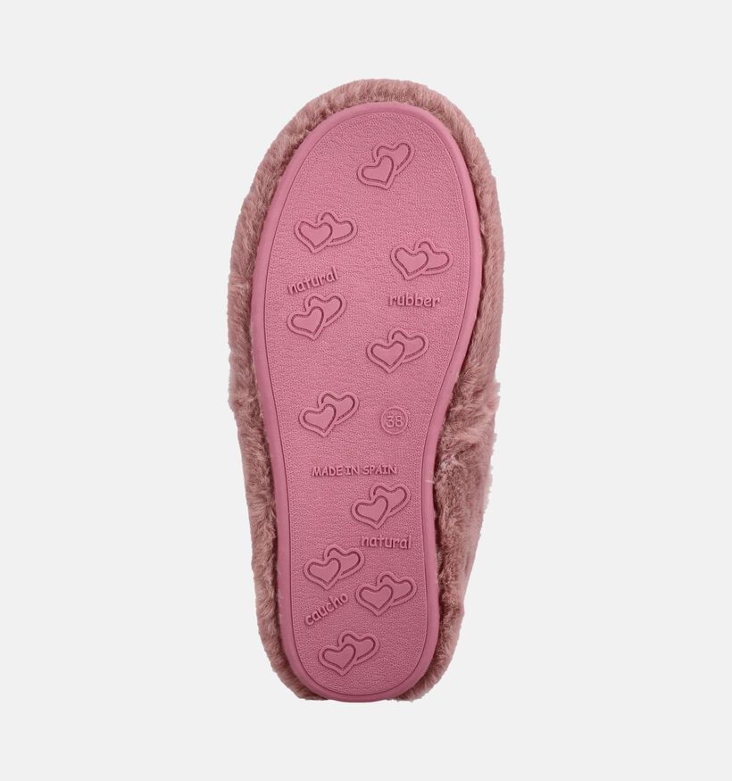 Macarena Pantoufles en Rose pour femmes (381085) - pour semelles orthop&eacute;diques