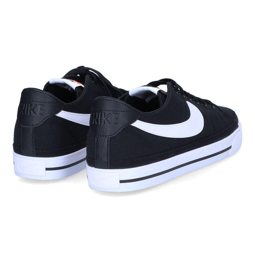 Nike Court Legacy Baskets en Noir pour hommes (309054)