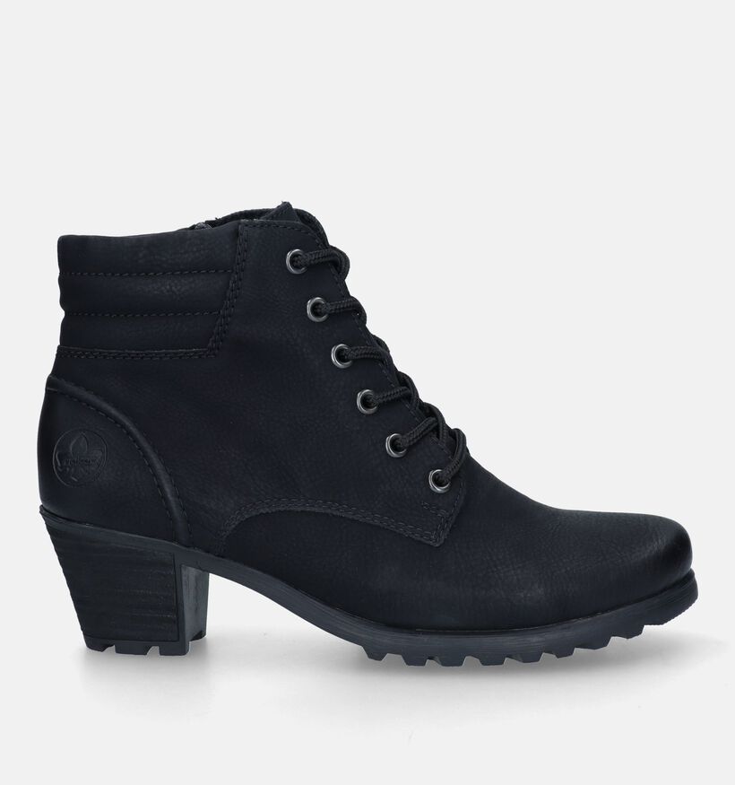 Rieker Bottines avec lacets en Noir pour femmes (328460)