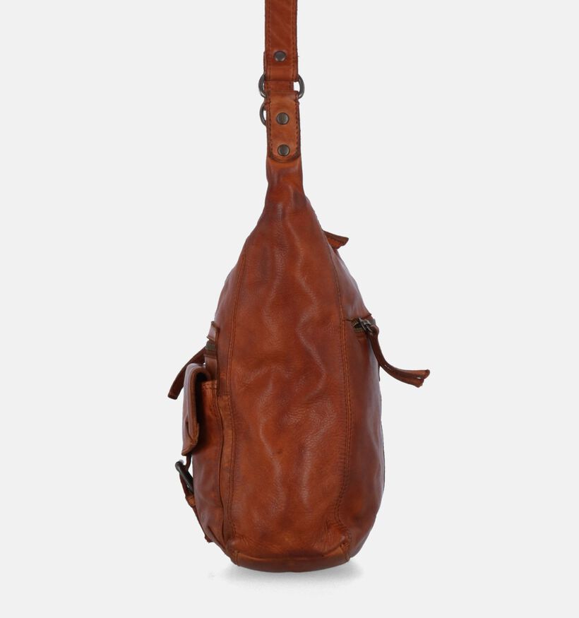 Bear Design Cognac Crossbody Tas voor dames (350763)