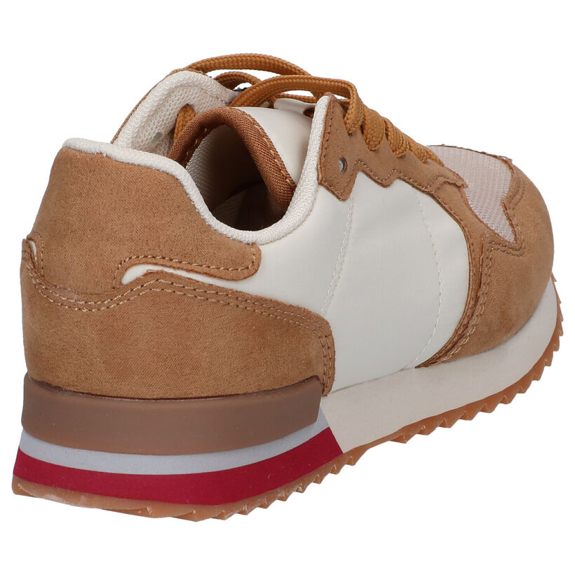 Milo & Mila Cognac Sneakers voor meisjes (289342) - geschikt voor steunzolen