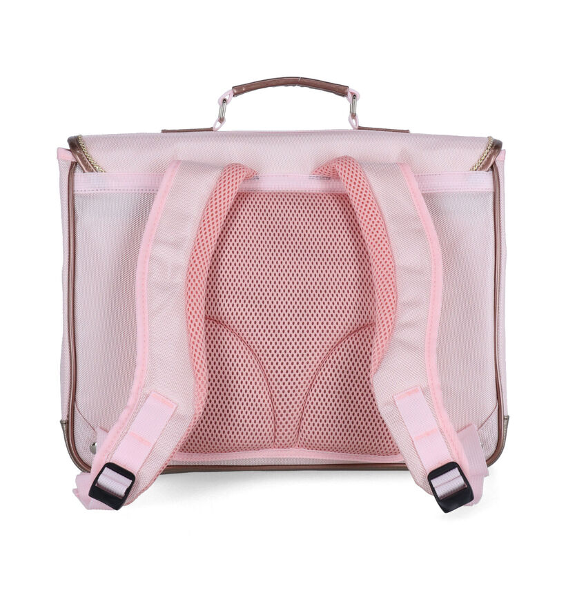 Caramel & cie. Cartable en Rose en simili cuir (310456)