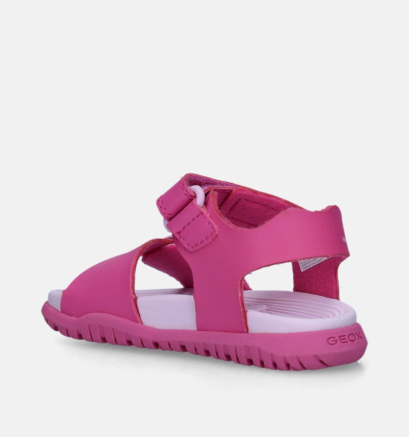 Geox Fusbetto Sandales en Fuchsia pour filles (339644)