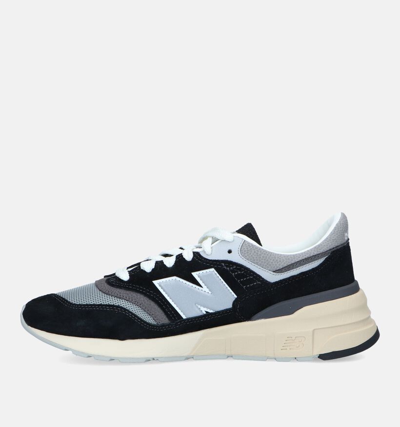 New Balance U997 Baskets en Noir pour hommes (327278) - pour semelles orthopédiques