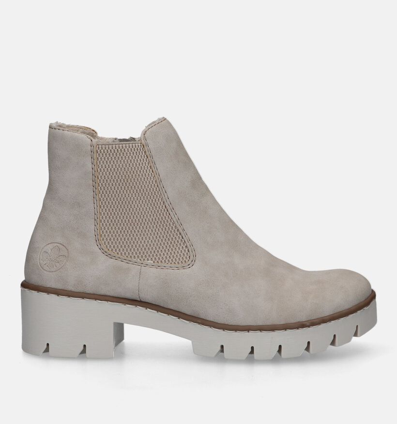 Rieker Beige Chelsea boots voor dames (328426)