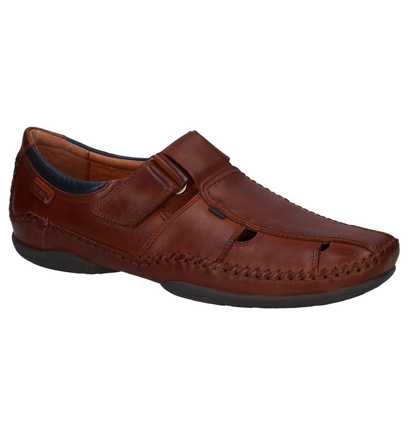 Pikolinos Puerto Rico Chaussures à velcro en Cognac en cuir (289155)