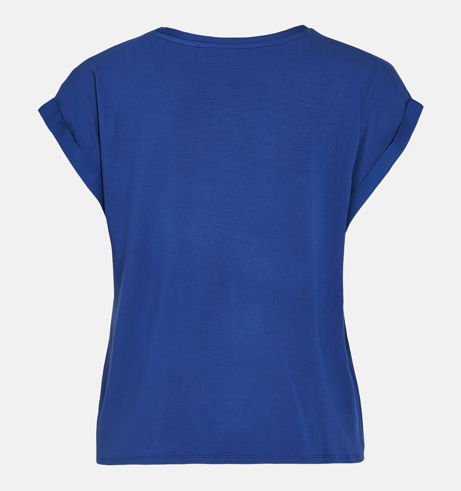 Vila Ellette Blauwe Satijnen t shirt Dames T shirts Online op TORFS.BE