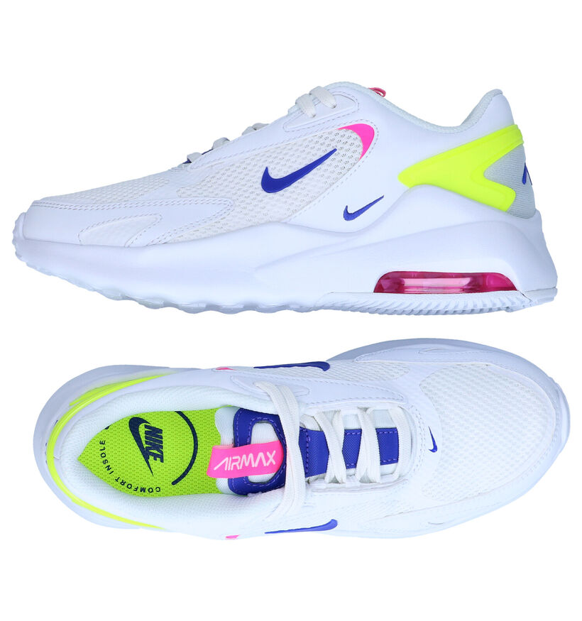 Nike Air Max Bolt Baskets en Blanc en simili cuir (284565)