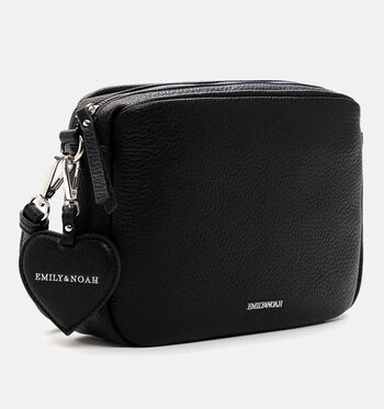 Emily & Noah Crossbody tassen Zwart/Wit/Bruin/Blauw