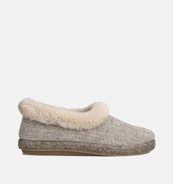 Pantoffels beige