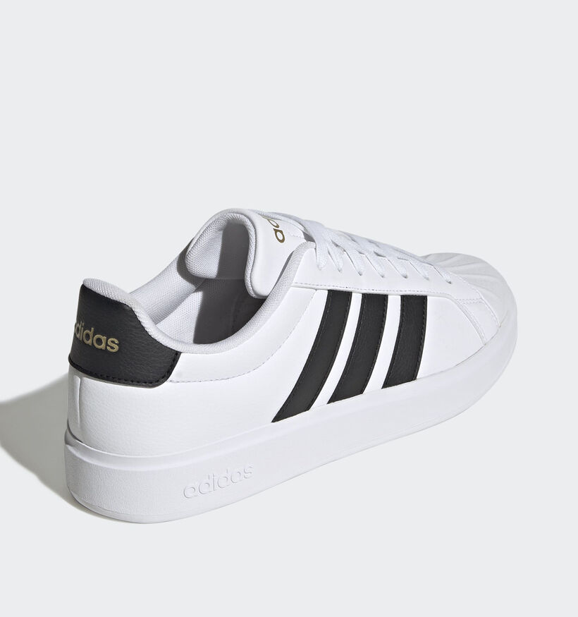 adidas Streettalk Witte/Zwarte Sneakers voor dames (372856)