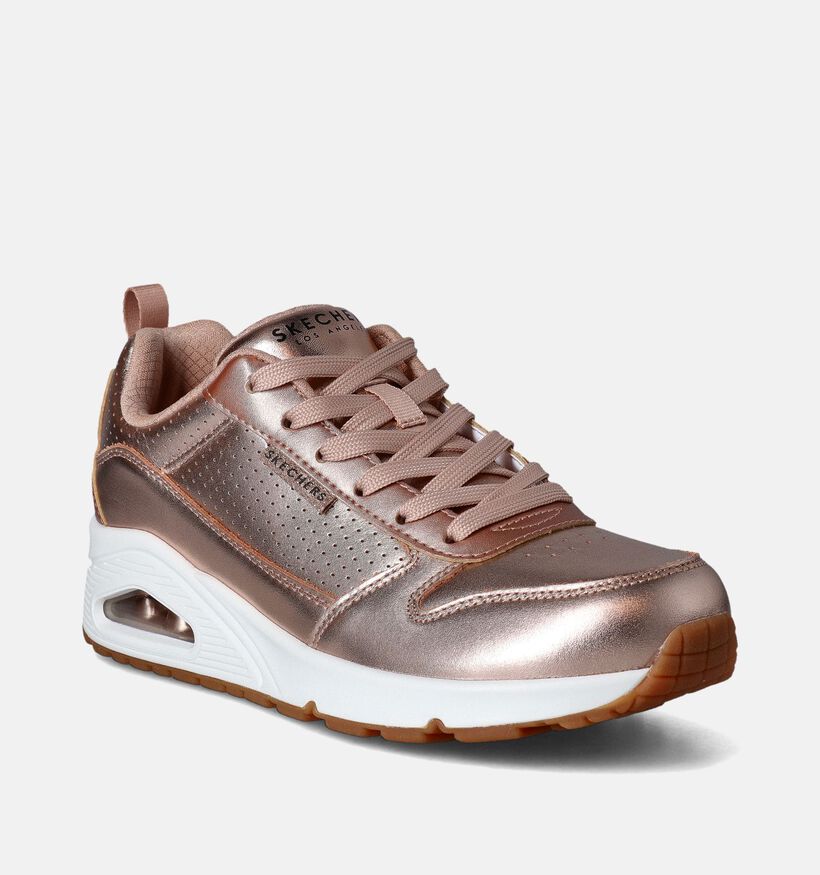 Skechers Uno Metallixs Gouden Sneakers voor dames (352262) - geschikt voor steunzolen