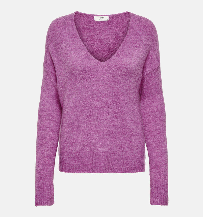 JDY Elanora Paarse Trui met V-hals voor dames (344159)