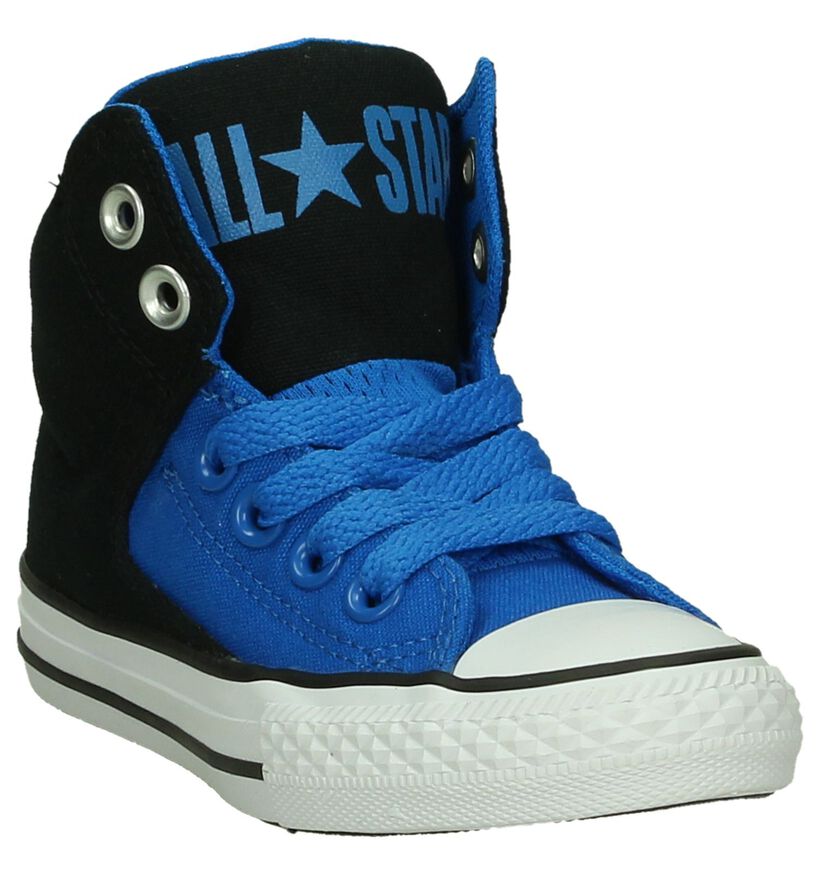 Converse Chuck Taylor All Star High Street Baskets en Bleu en textile (191263)