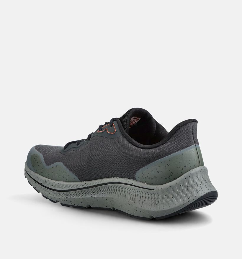 Skechers Go Run Consistens 2.0 Piedmont Slip-ons en Gris fonc&eacute; pour hommes (378016)