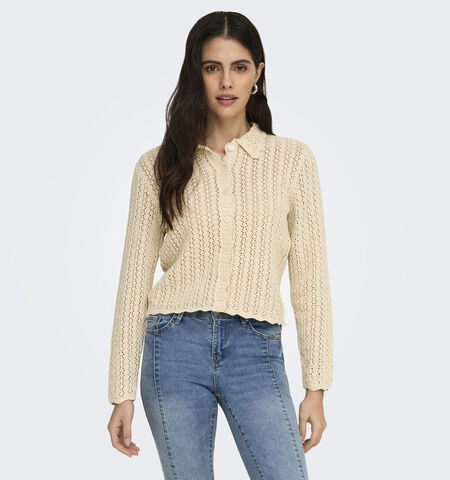 JDY Vestes Beige/Vert