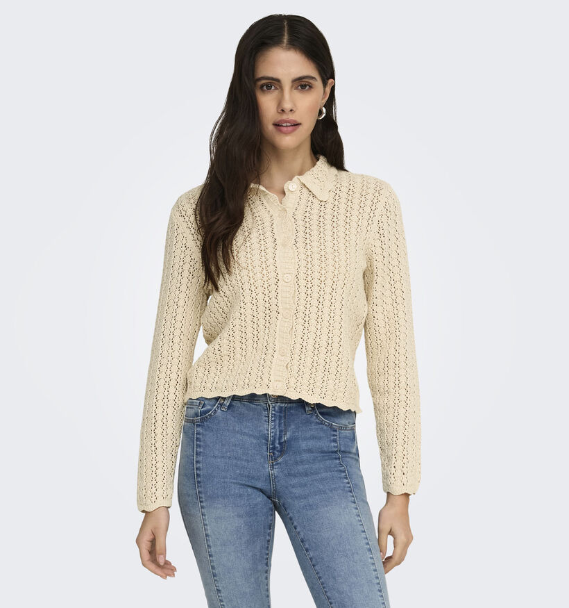 JDY Camil Gilet en Beige pour femmes (367887)