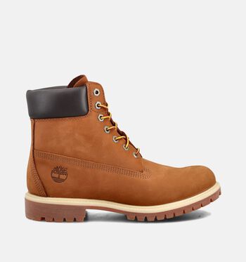 Boots à lacets marron
