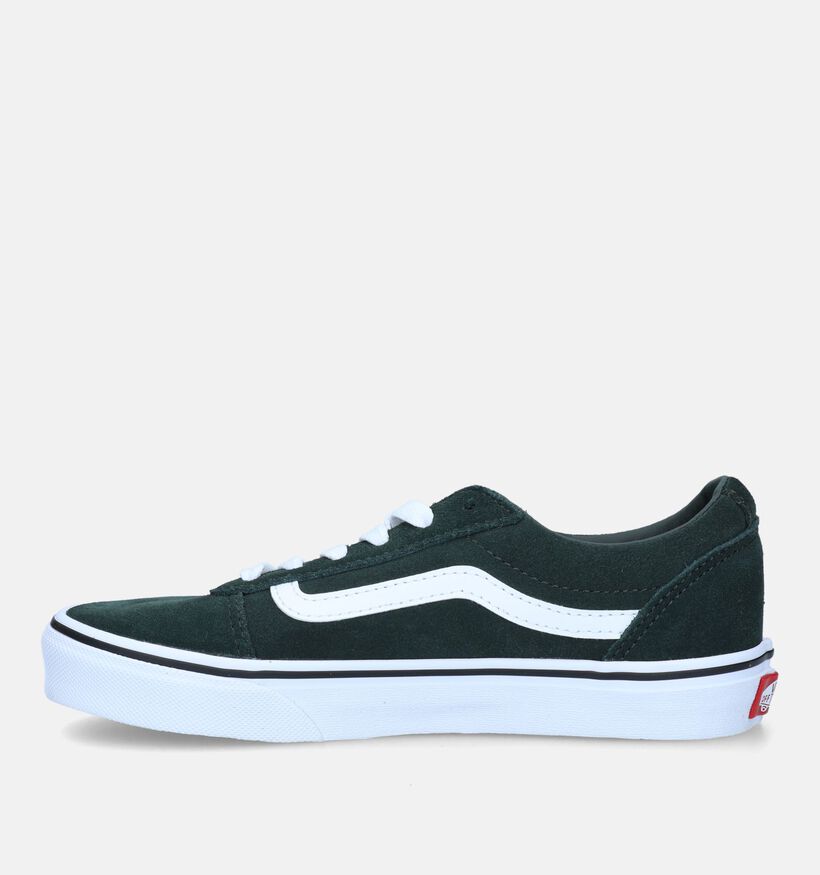 Vans Ward Baskets de skate en Vert pour filles, garçons (334086)