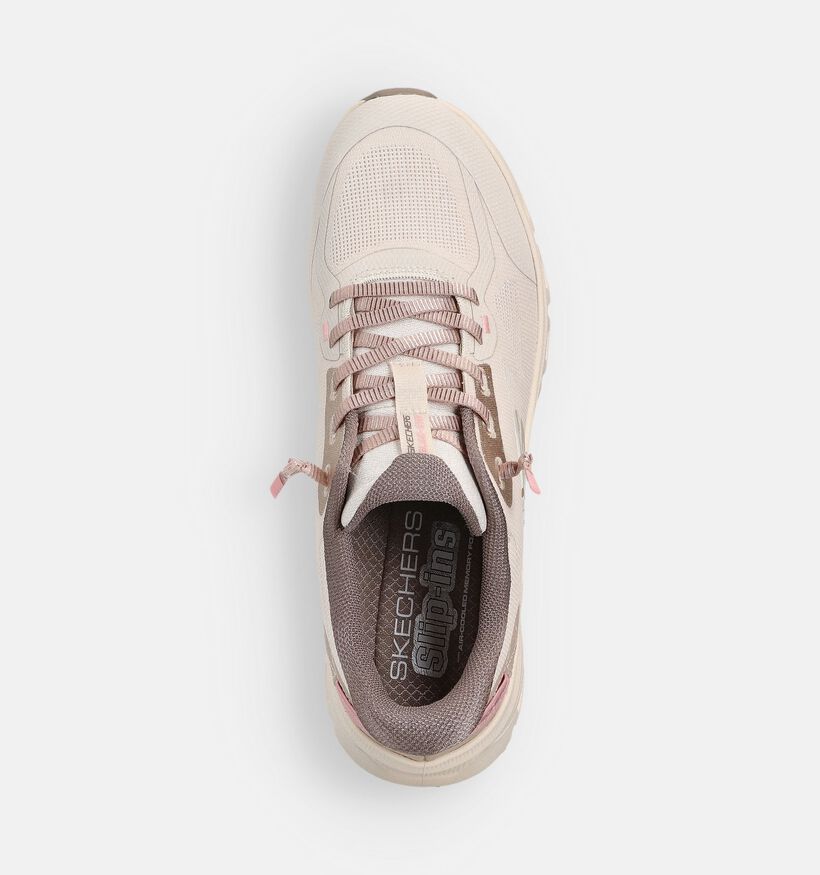 Skechers Glide-Step Pro Pure Motion Baskets en Ecru pour femmes (367466)