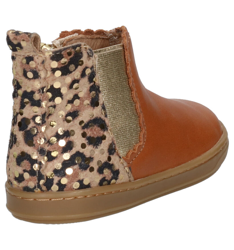 Shoo Pom Bouba Cognac Hoge Schoentjes in leer (279322)