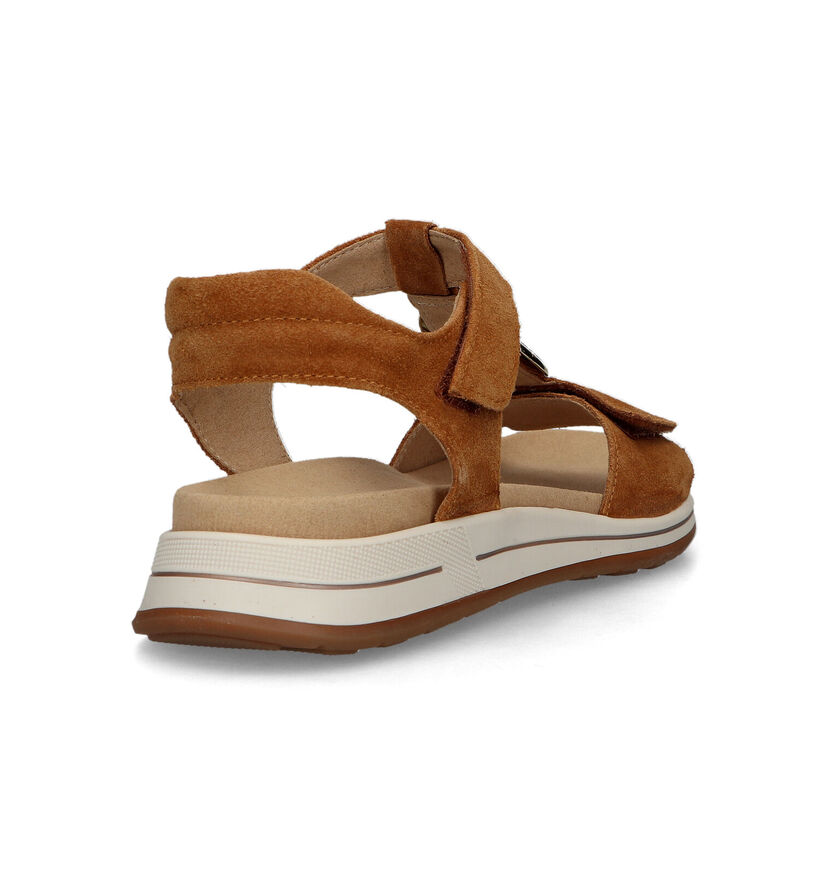 Ara Osaka-S Sandales pour semelles orthopédiques en Cognac pour femmes (321915) - pour semelles orthopédiques