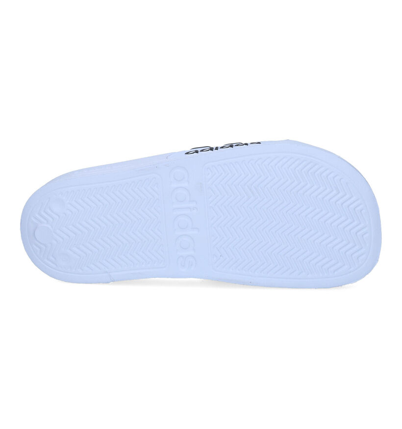 adidas Adilette Witte Badslippers in kunststof (301979)