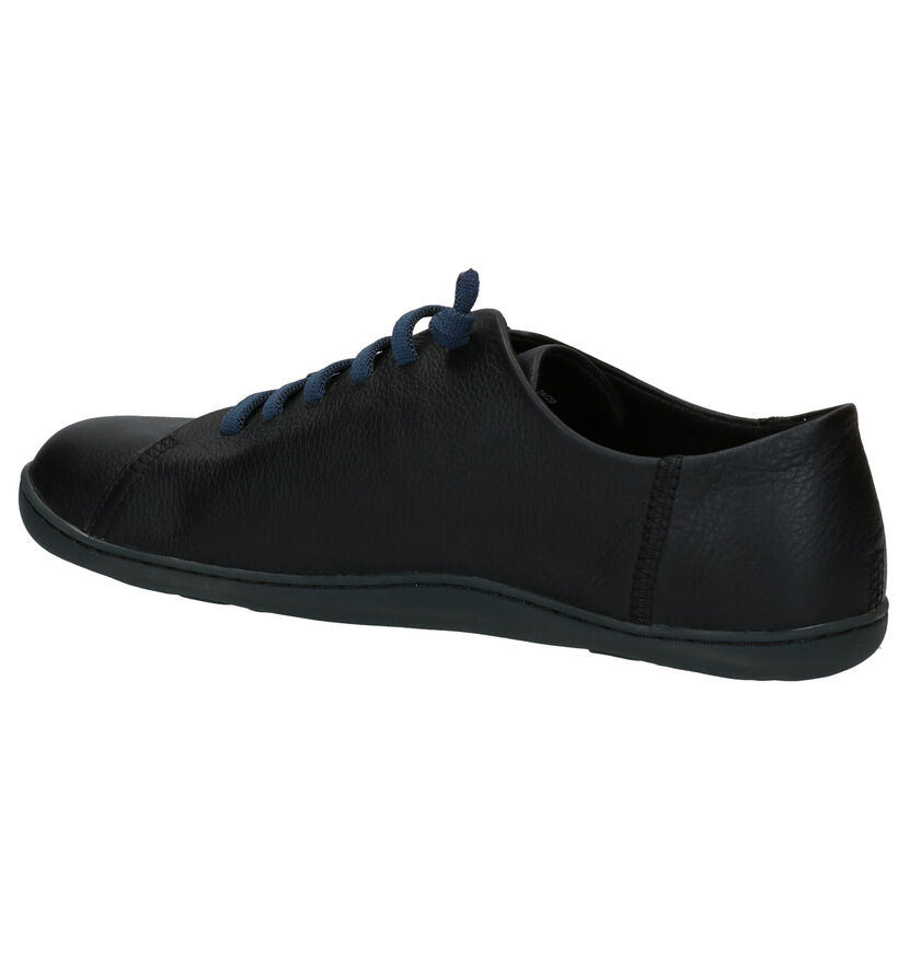 Camper Chaussures slip-on en Bleu foncé en cuir (282112)