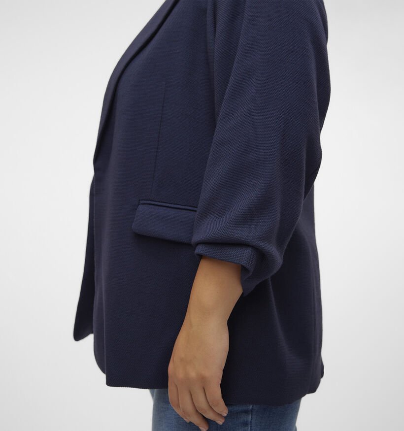 Vero Moda Curve Frida Blazer en Bleu pour femmes (378118)