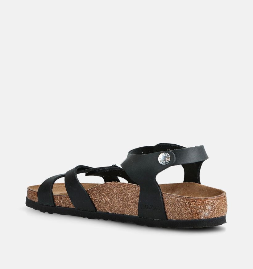 Birkenstock Kumba Natural Leather Sandales en Noir pour femmes (368222)