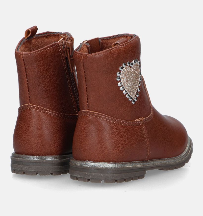 Milo & Mila Cognac Boots voor meisjes (329486)