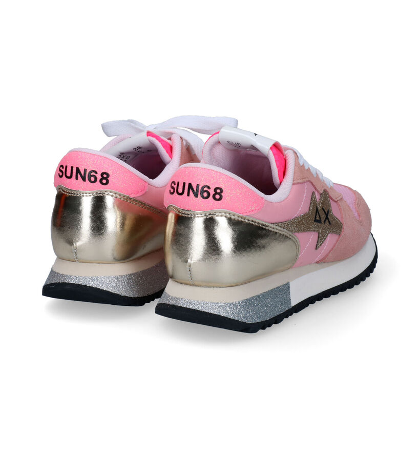 Sun 68 Stargirl Glitter Lila Sneakers voor dames (304665) - geschikt voor steunzolen