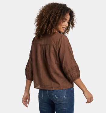 Vero Moda Blouses Blanc/Marron