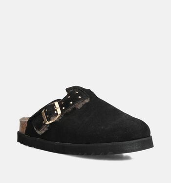 Scholl Slippers Zwart
