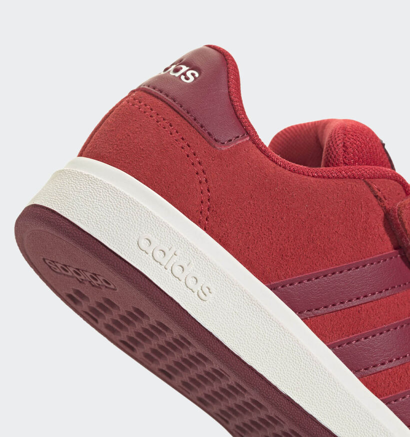 adidas Grand Court 00s Rode Lage Sneakers voor jongens, meisjes (366064) - geschikt voor steunzolen