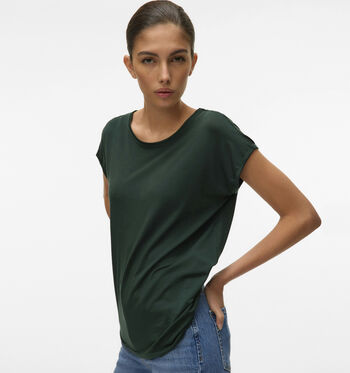 Vero Moda T-shirts Bleu/Vert