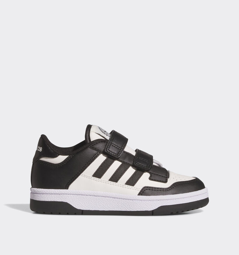 adidas Rapid Court Zwarte Sneakers voor jongens, meisjes (366059) - geschikt voor steunzolen