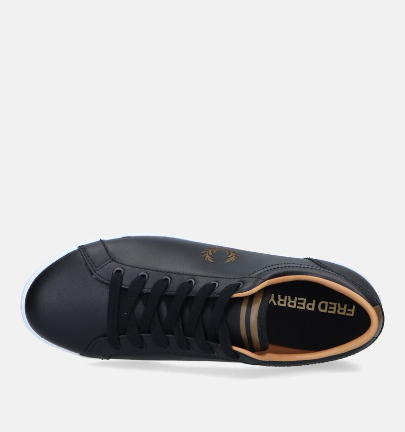 Fred Perry Baseline Chaussures à lacets en Noir pour hommes (329552)