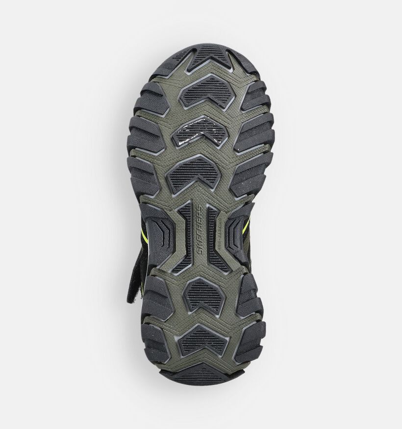 Skechers Rugged Ranger Zwarte/Groene Wandelschoenen voor jongens, meisjes (366296) - geschikt voor steunzolen