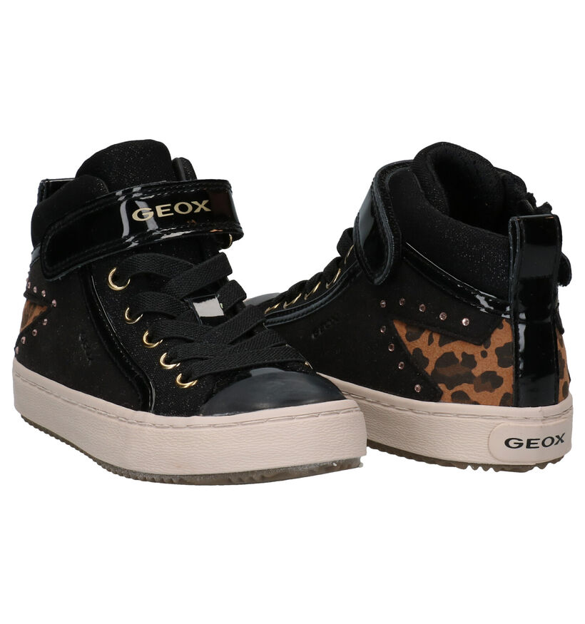 Geox Kalispera Baskets en Noir en simili cuir (295242)