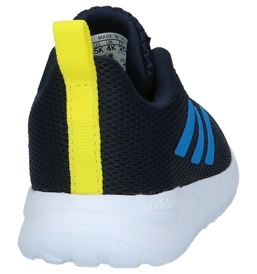 adidas Lite Racer Baskets en Bleu en simili cuir (221817)