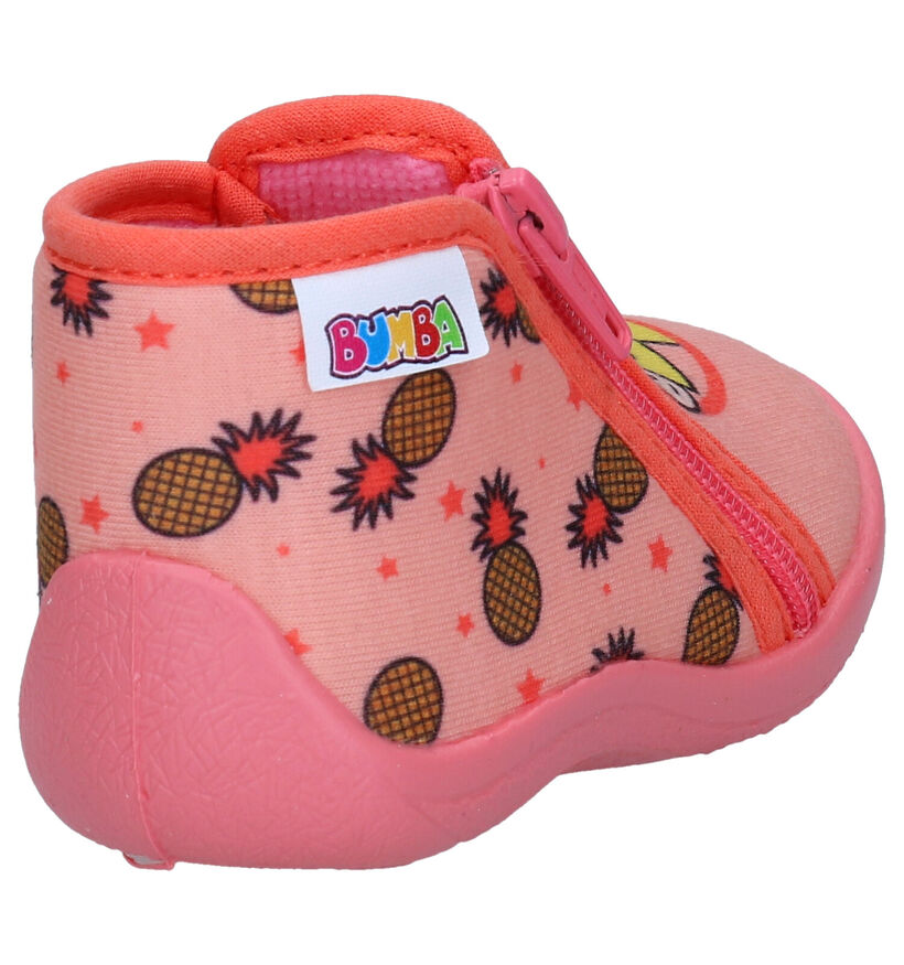 Bumba Roze Pantoffeltjes in stof (279789)